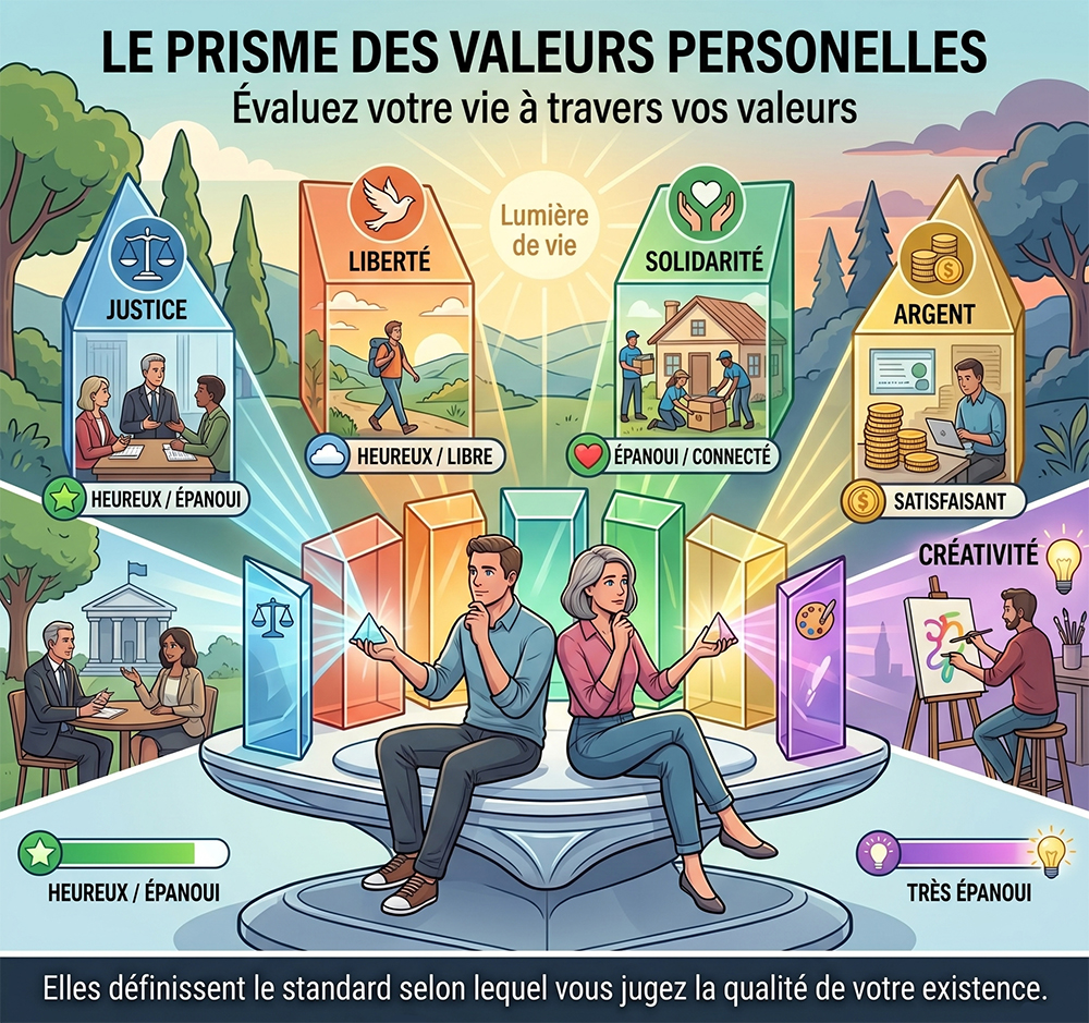 Concept des valeurs personnelles